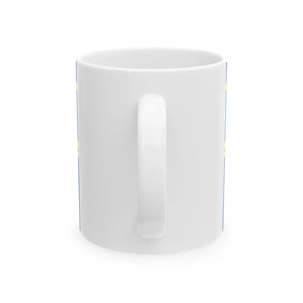 Flag of Jefferson County Pennsylvania (United States) White Coffee Mug - Go Mug Yourself