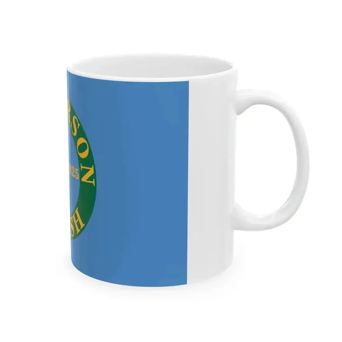 Flag of Jefferson Parish Louisiana (United States) White Coffee Mug - Go Mug Yourself