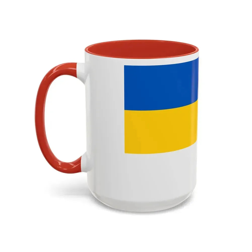 Flag of Jena Germany - Accent Coffee Mug - Go Mug Yourself