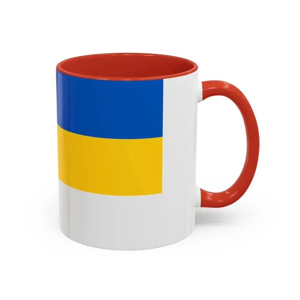 Flag of Jena Germany - Accent Coffee Mug - Go Mug Yourself