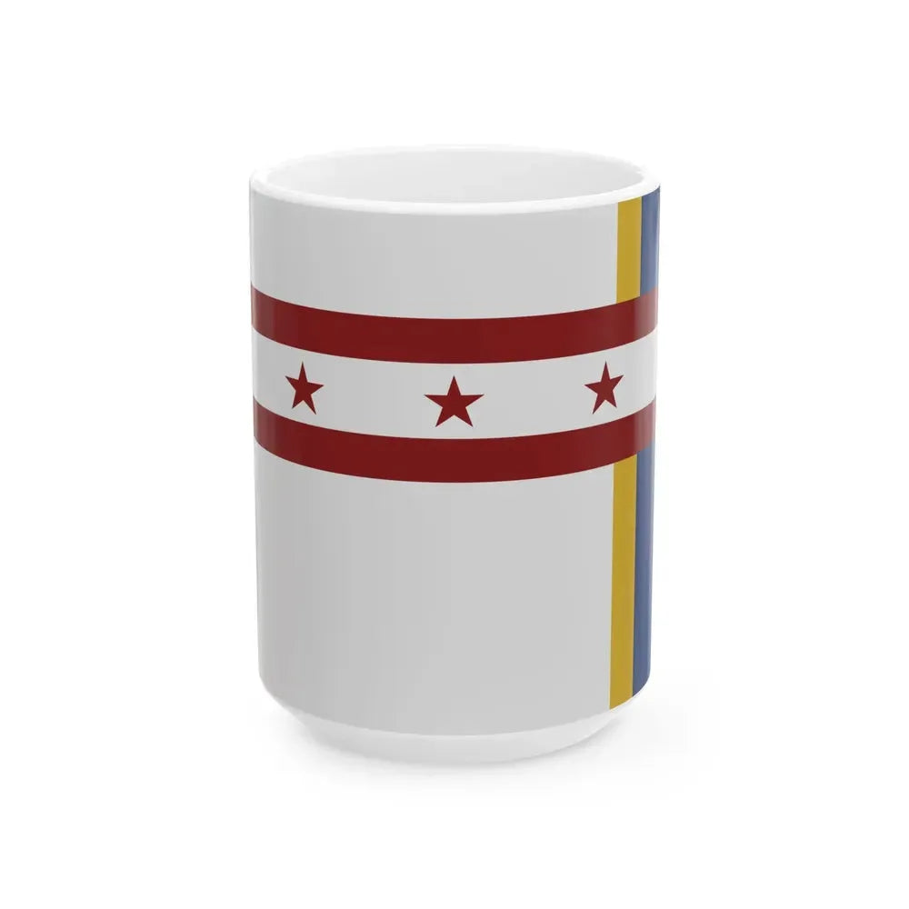 Flag of Jenks Oklahoma (United States) White Coffee Mug 15oz - Go Mug Yourself