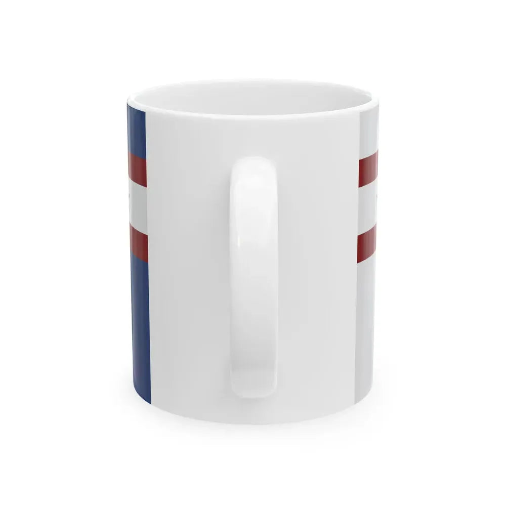 Flag of Jenks Oklahoma (United States) White Coffee Mug - Go Mug Yourself