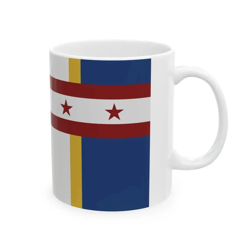 Flag of Jenks Oklahoma (United States) White Coffee Mug - Go Mug Yourself