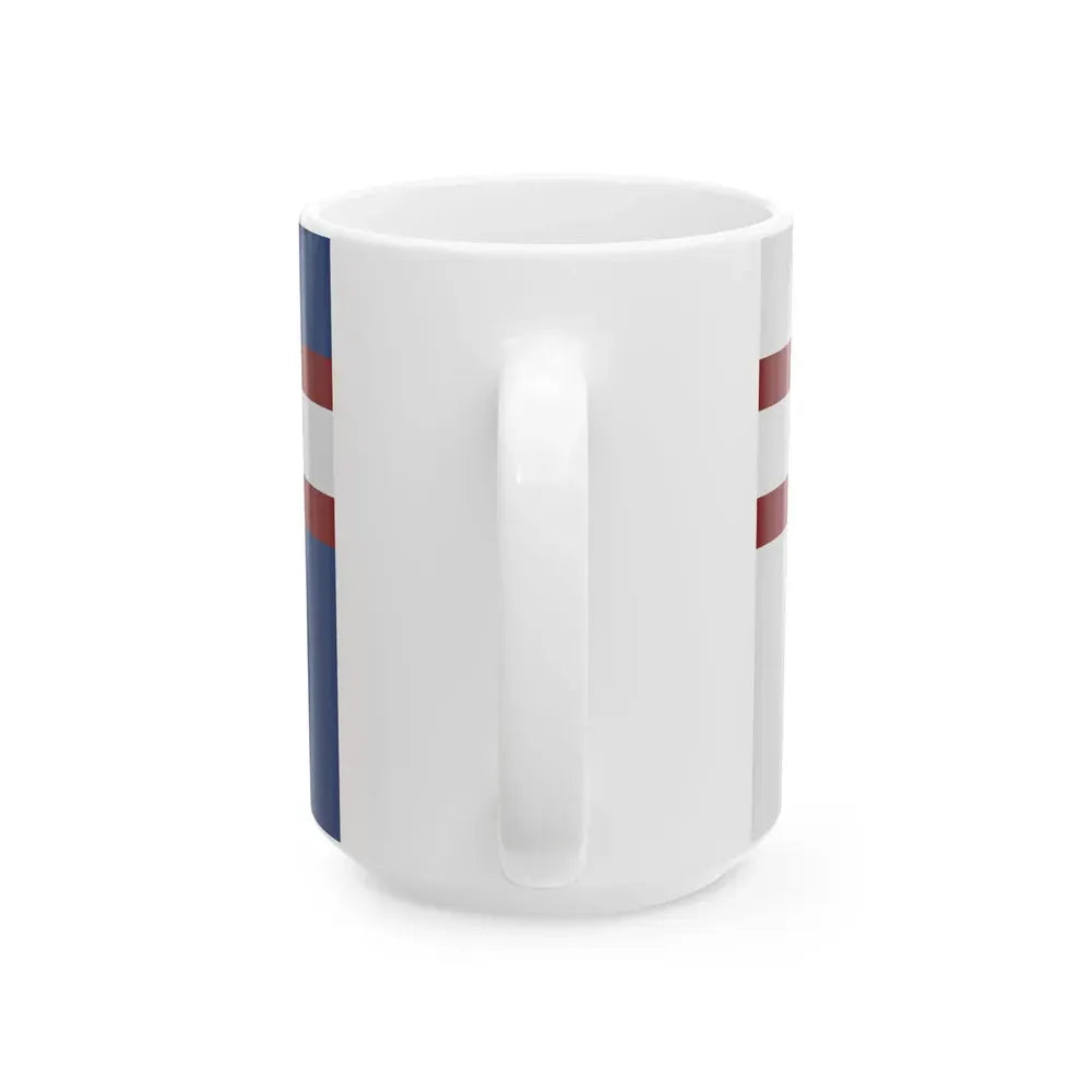 Flag of Jenks Oklahoma (United States) White Coffee Mug - Go Mug Yourself
