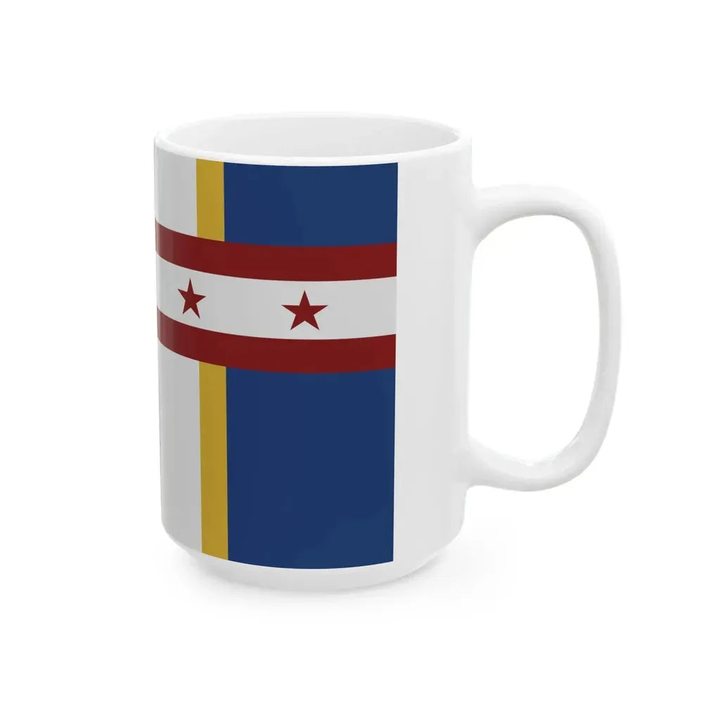 Flag of Jenks Oklahoma (United States) White Coffee Mug - Go Mug Yourself