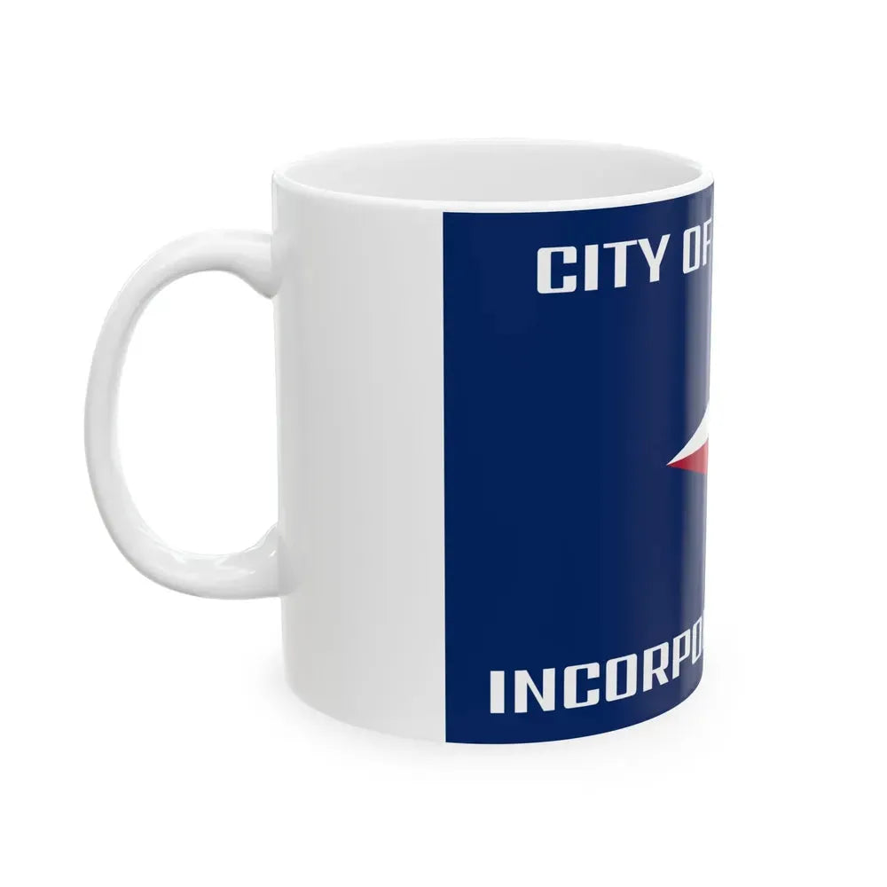 Flag of Jennings Missouri (United States) White Coffee Mug - Go Mug Yourself