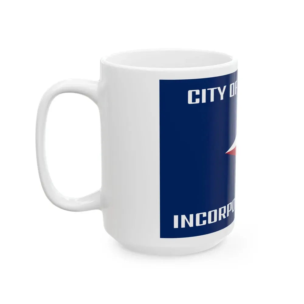 Flag of Jennings Missouri (United States) White Coffee Mug - Go Mug Yourself