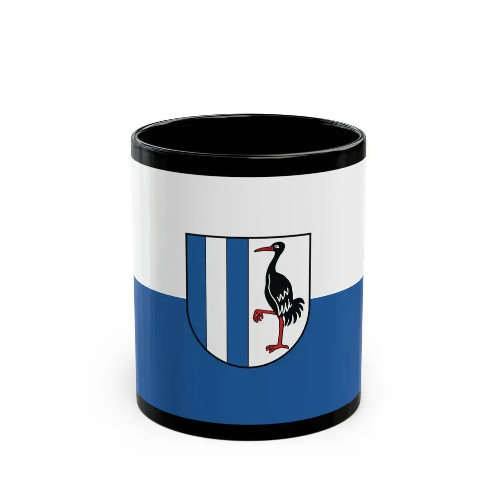 Flag of Jerichower Land Germany - Black Coffee Mug 11oz - Go Mug Yourself