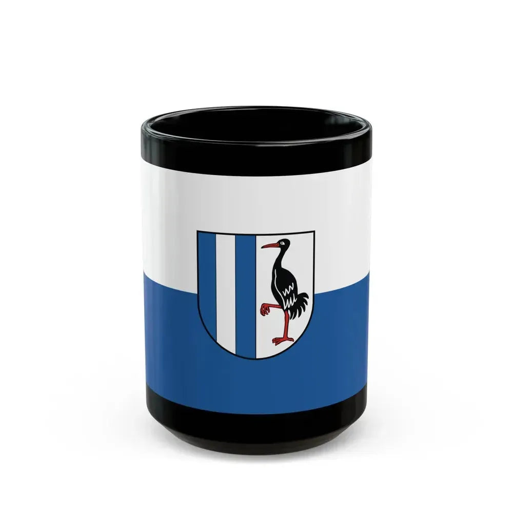 Flag of Jerichower Land Germany - Black Coffee Mug 15oz - Go Mug Yourself