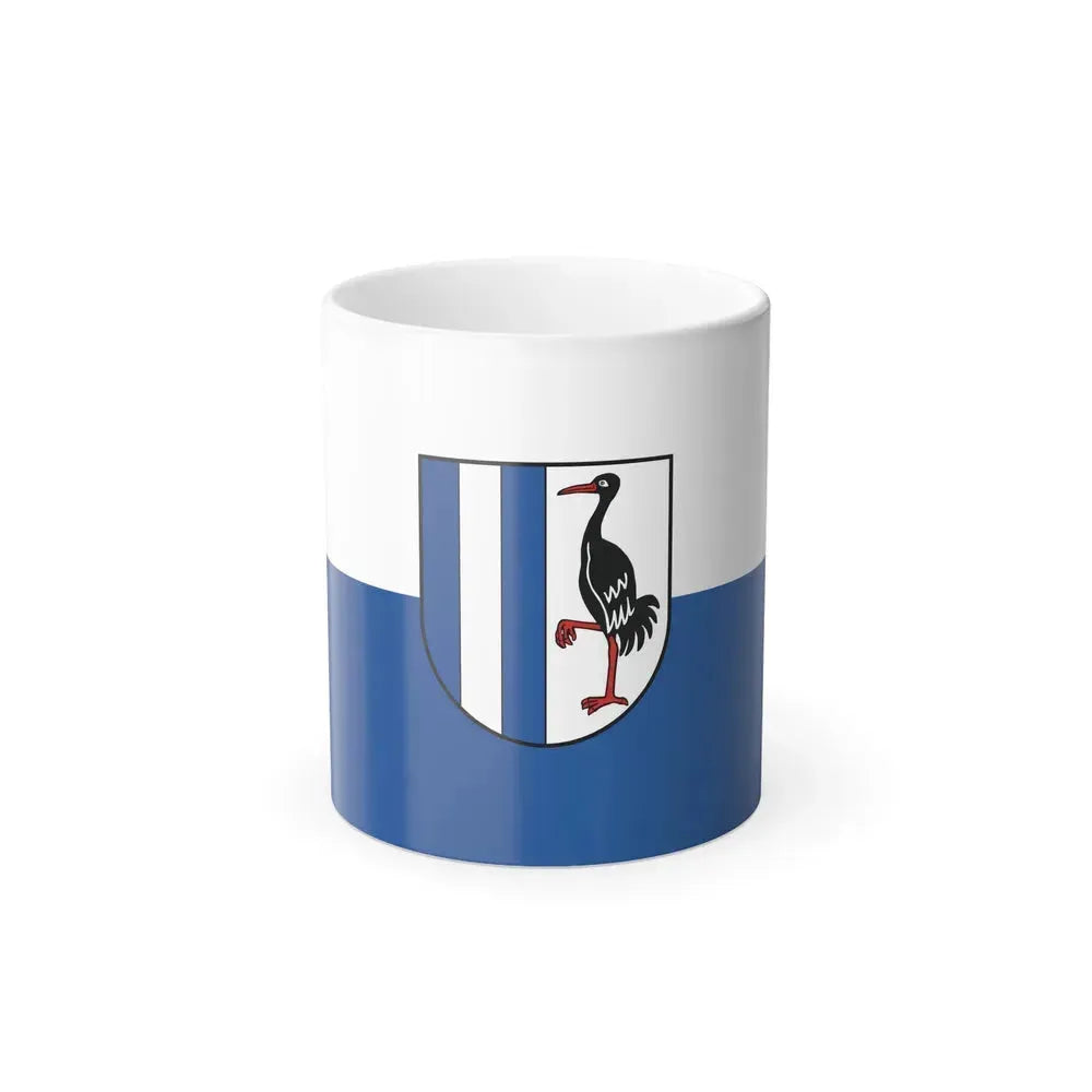 Flag of Jerichower Land Germany - Color Changing Coffee Mug 11oz - Go Mug Yourself
