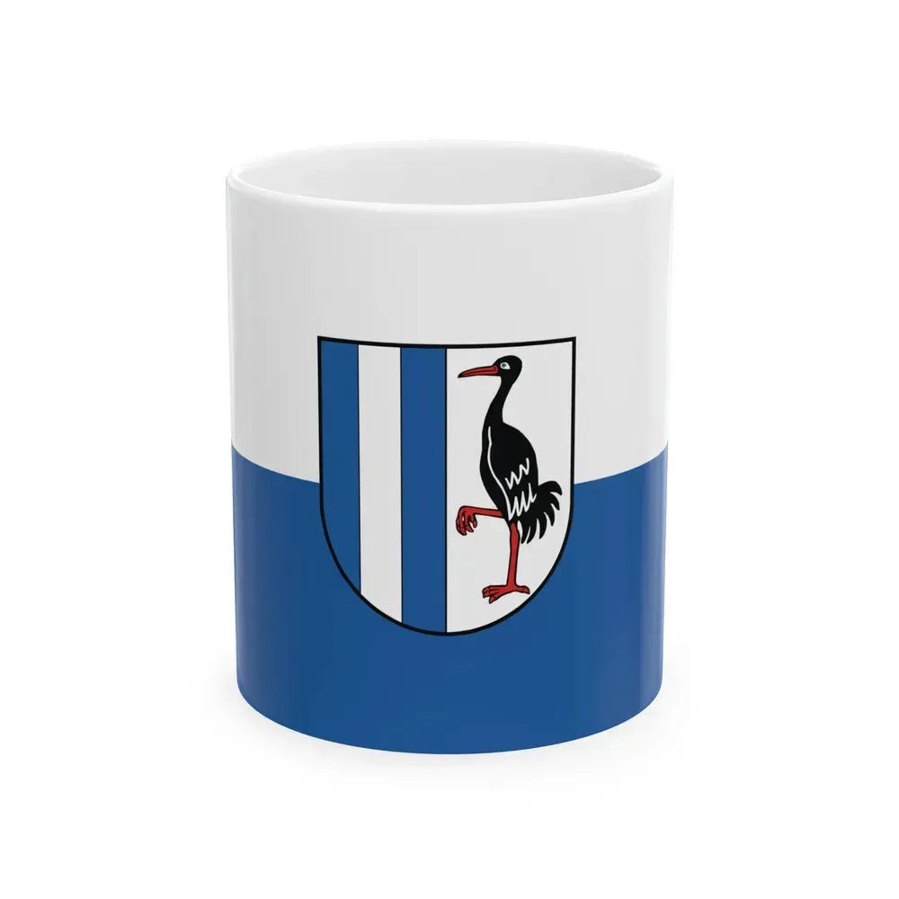 Flag of Jerichower Land Germany - White Coffee Mug 11oz - Go Mug Yourself