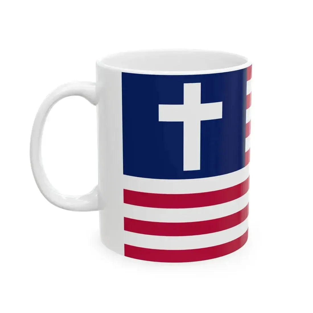 Flag of Jesusland (United States) White Coffee Mug - Go Mug Yourself