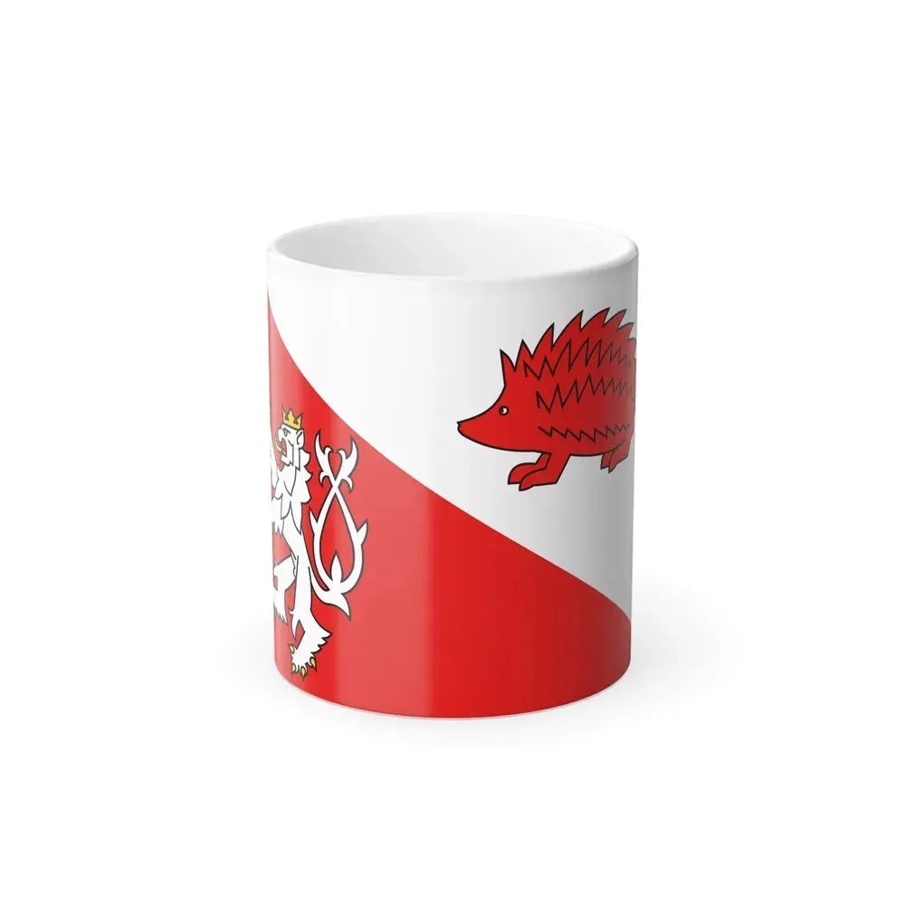 Flag of Jihlava Czech Republic - Color Changing Coffee Mug 11oz - Go Mug Yourself