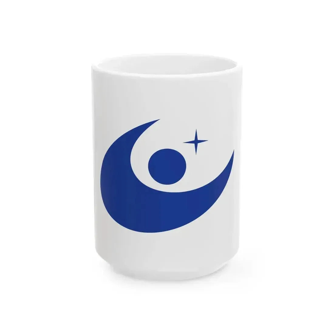 Flag of Jinsekikogen Hiroshima White (Japan) White Coffee Mug 15oz - Go Mug Yourself