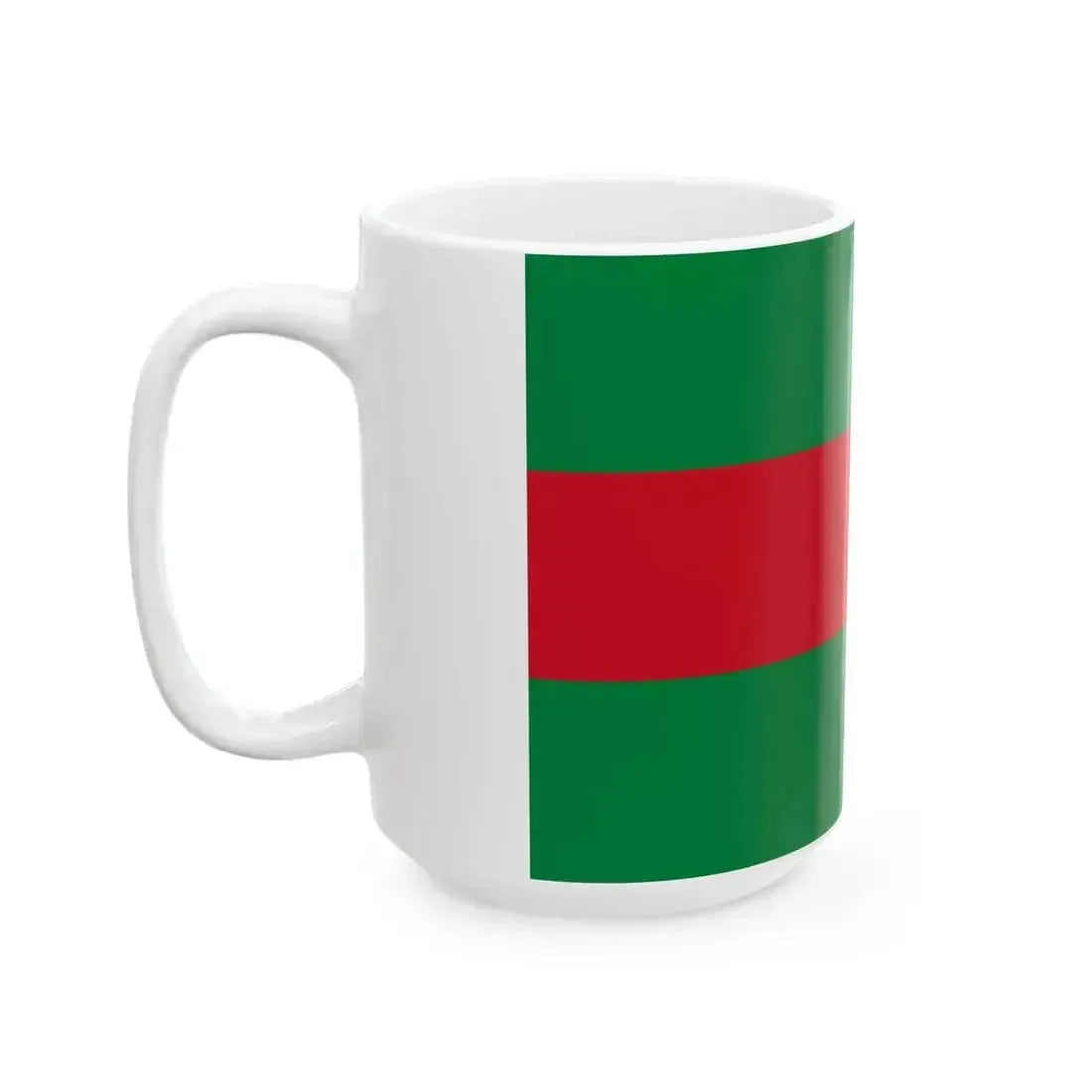 Flag of Jipijapa (Ecuador) White Coffee Mug - Go Mug Yourself