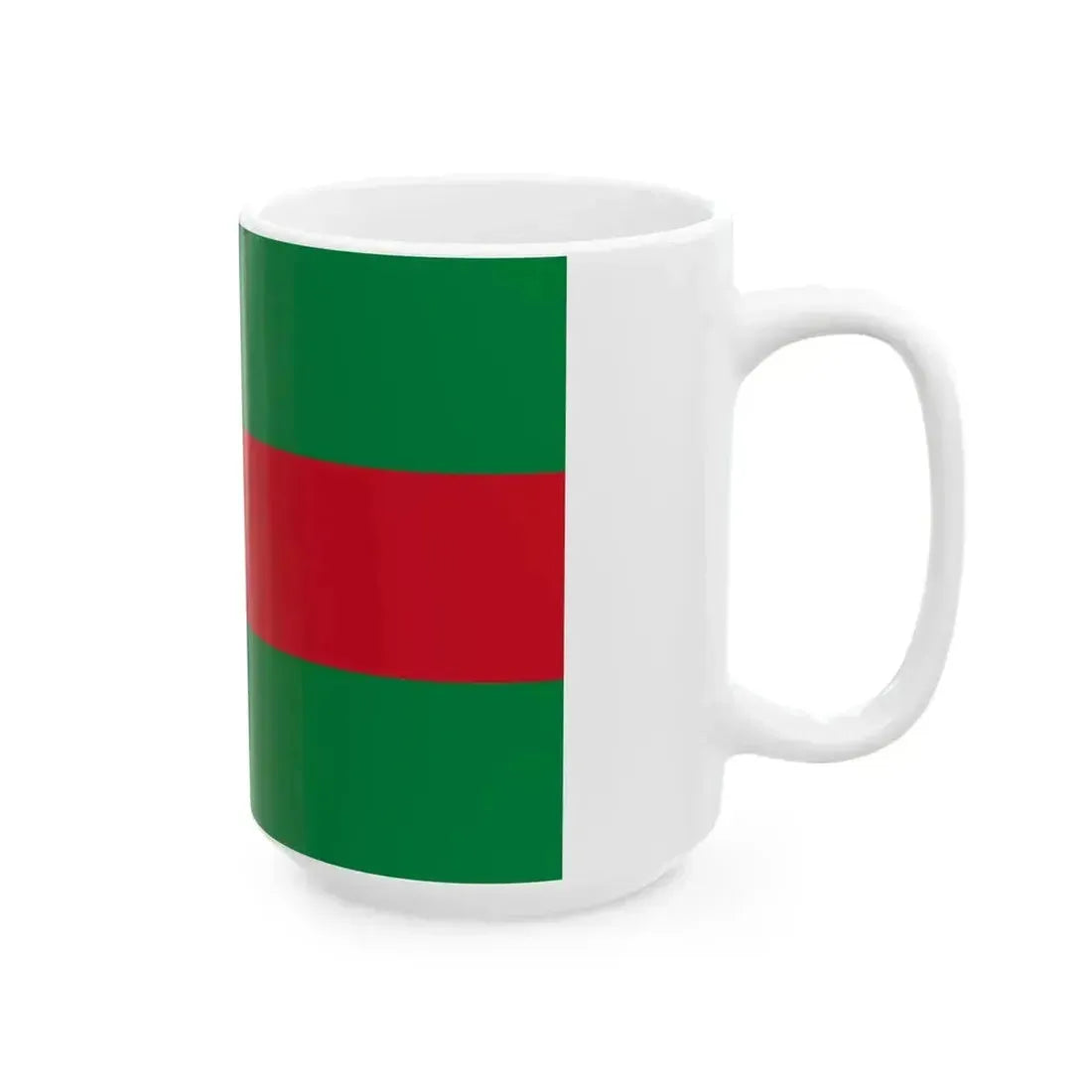 Flag of Jipijapa (Ecuador) White Coffee Mug - Go Mug Yourself