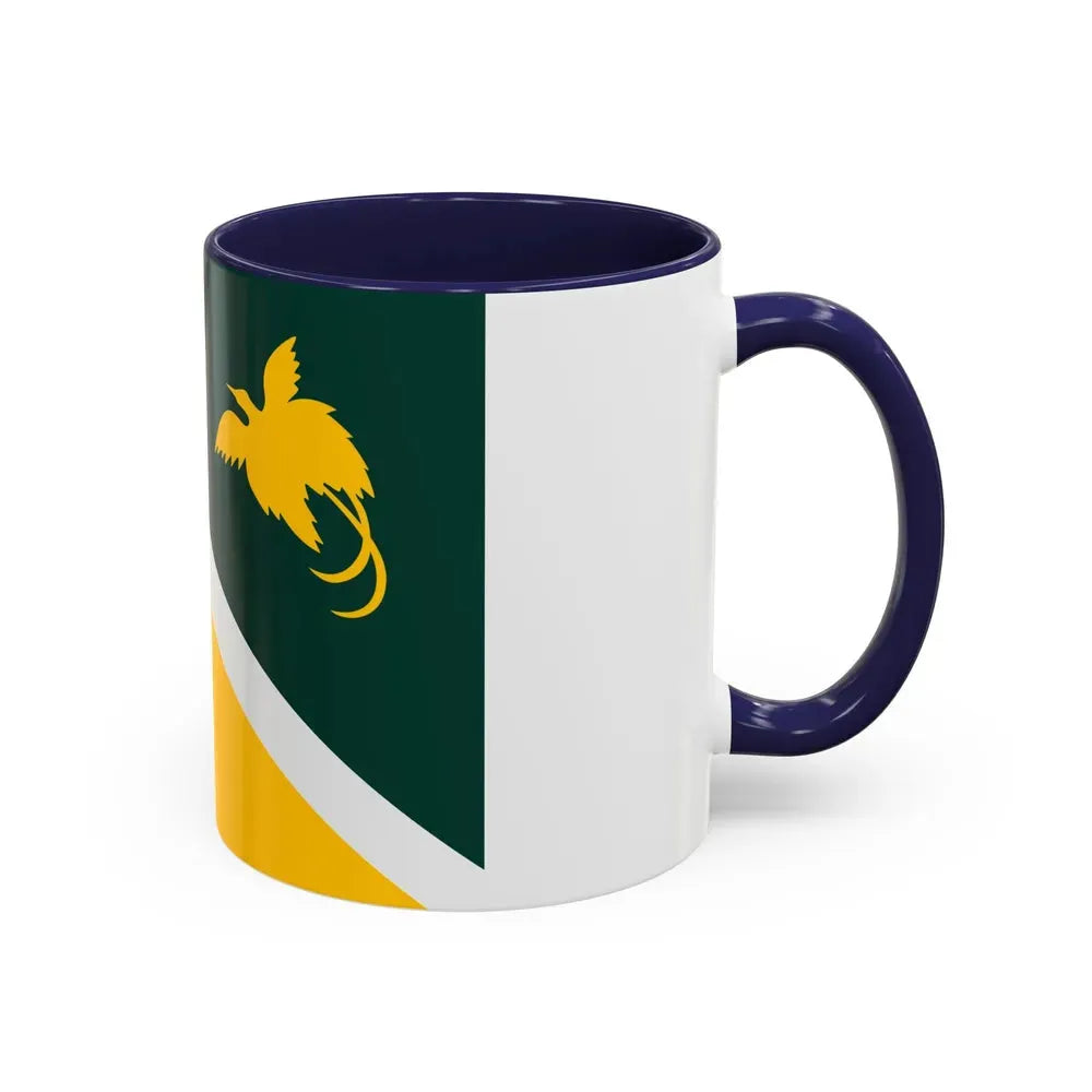 Flag of Jiwaka Papa New Guinea - Accent Coffee Mug - Go Mug Yourself