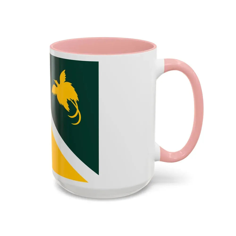 Flag of Jiwaka Papa New Guinea - Accent Coffee Mug - Go Mug Yourself