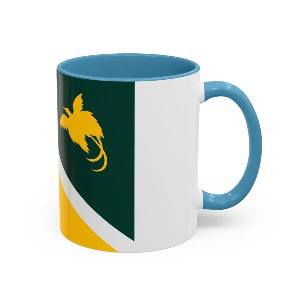 Flag of Jiwaka Papa New Guinea - Accent Coffee Mug - Go Mug Yourself