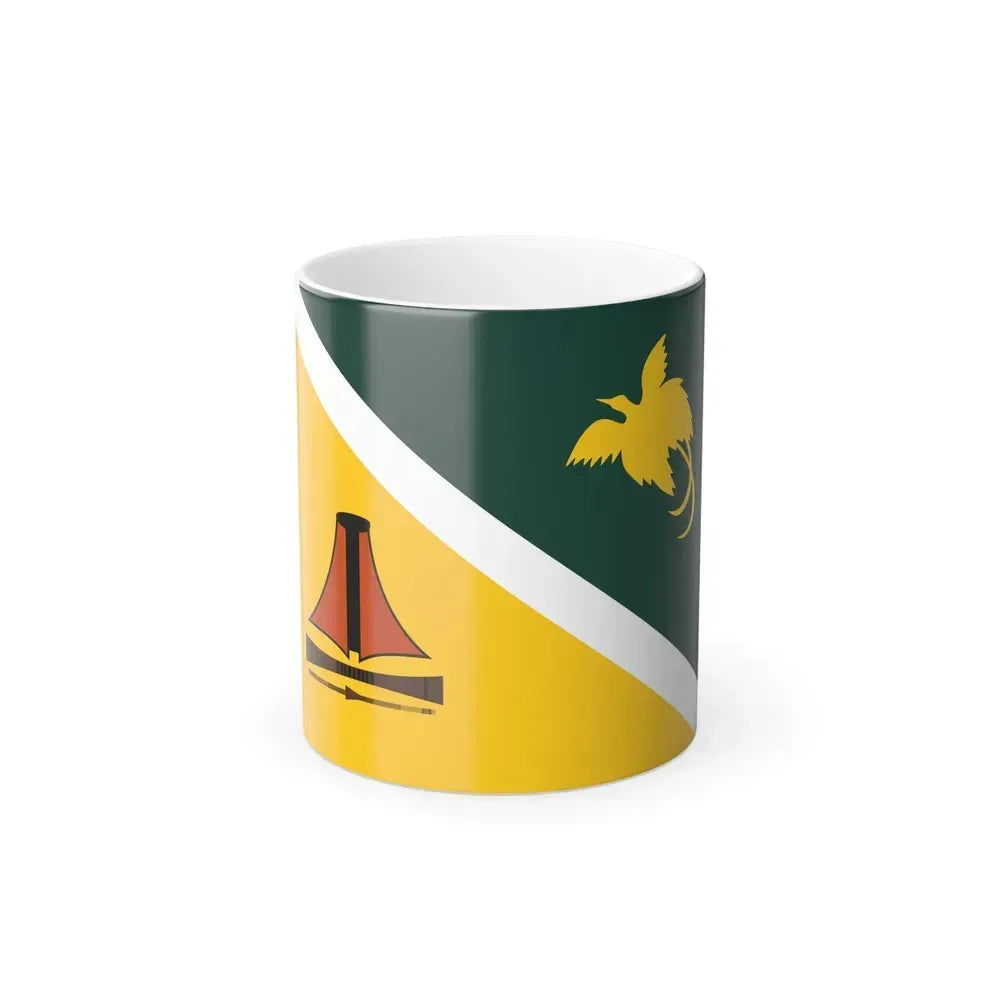 Flag of Jiwaka Papa New Guinea - Color Changing Coffee Mug 11oz - Go Mug Yourself