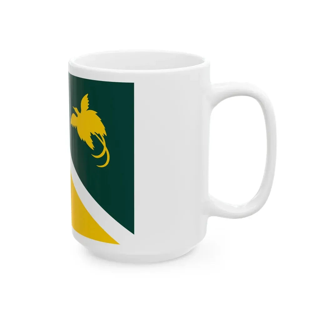 Flag of Jiwaka Papa New Guinea - White Coffee Mug - Go Mug Yourself