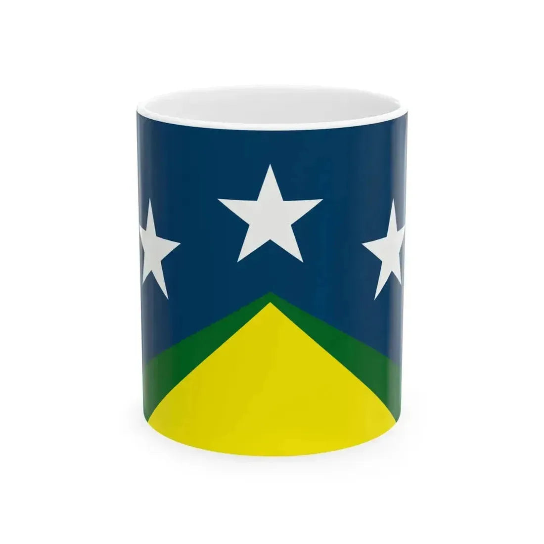 Flag of Johnson City Tennessee (United States) White Coffee Mug 11oz - Go Mug Yourself