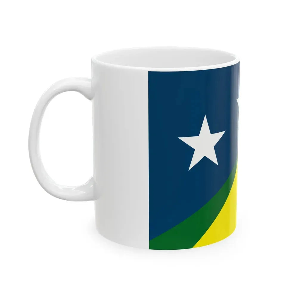 Flag of Johnson City Tennessee (United States) White Coffee Mug - Go Mug Yourself