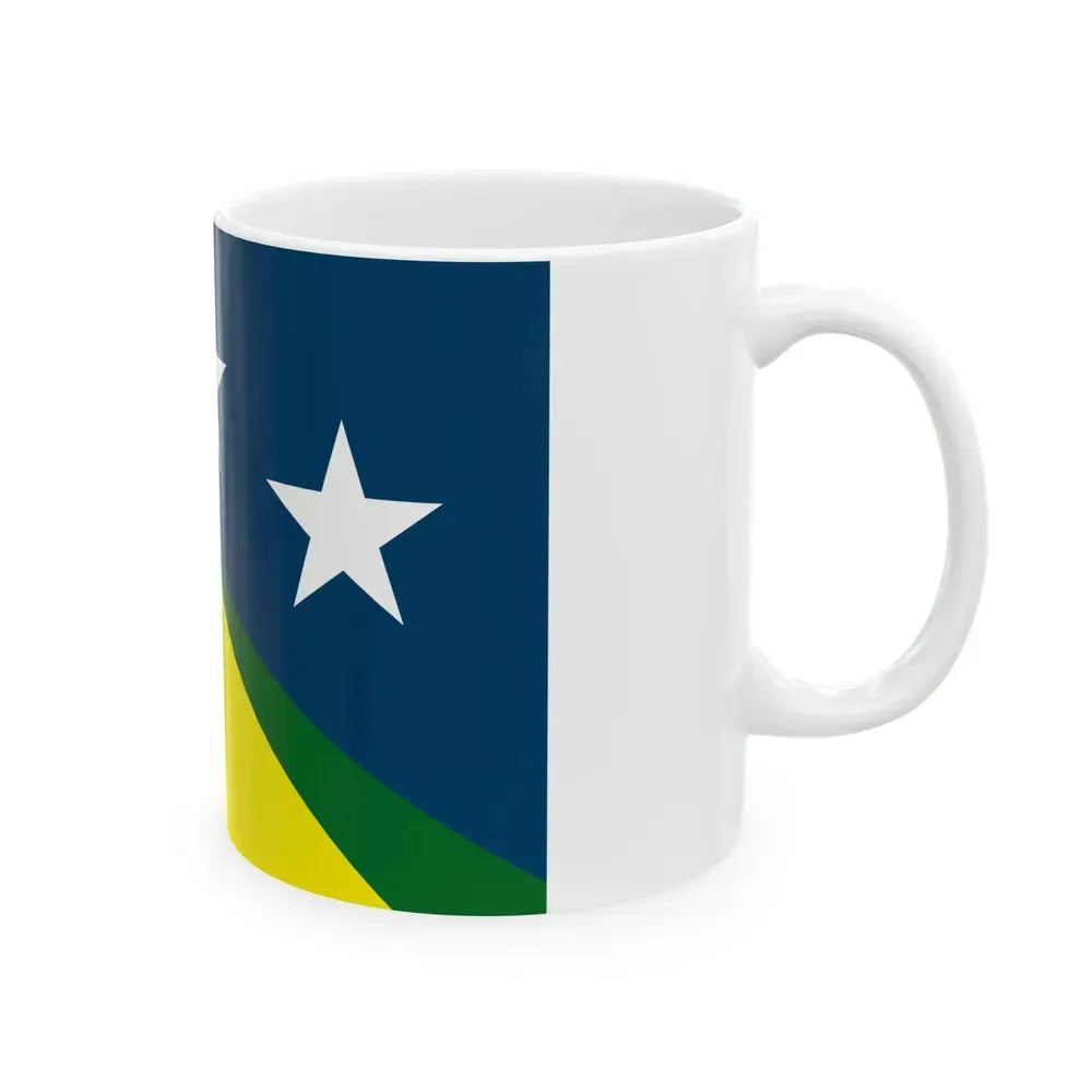Flag of Johnson City Tennessee (United States) White Coffee Mug - Go Mug Yourself