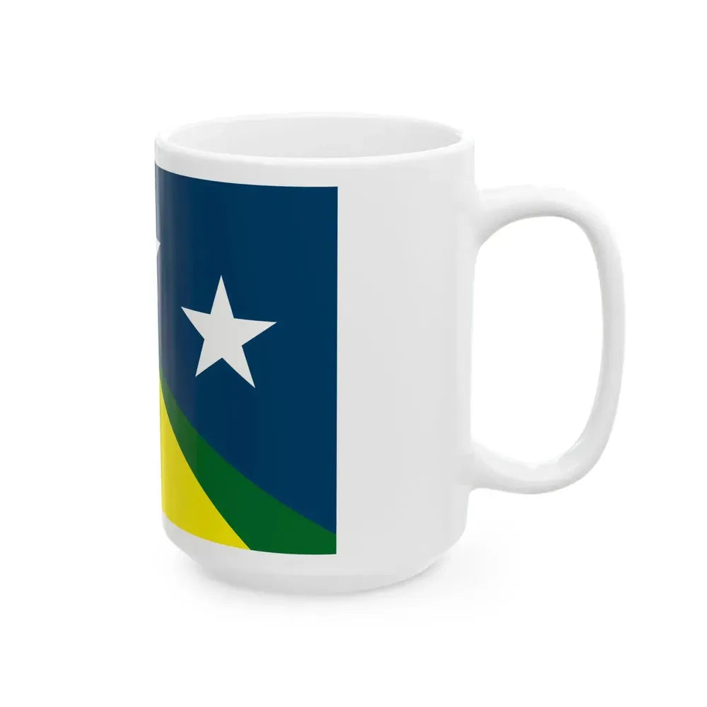 Flag of Johnson City Tennessee (United States) White Coffee Mug - Go Mug Yourself