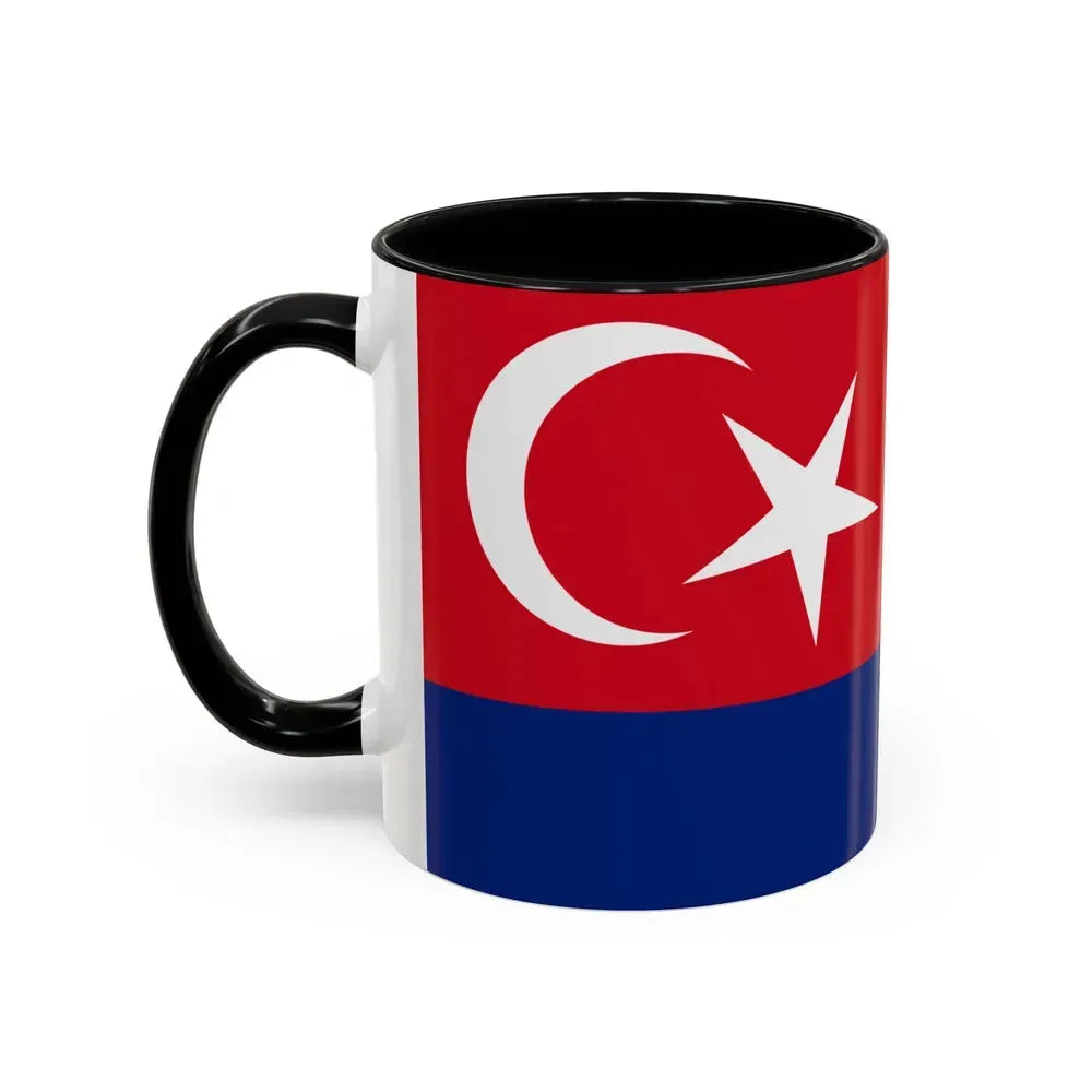 Flag of Johor Malaysia - Accent Coffee Mug - Go Mug Yourself