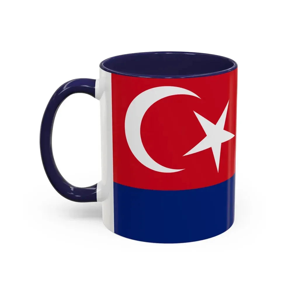 Flag of Johor Malaysia - Accent Coffee Mug - Go Mug Yourself