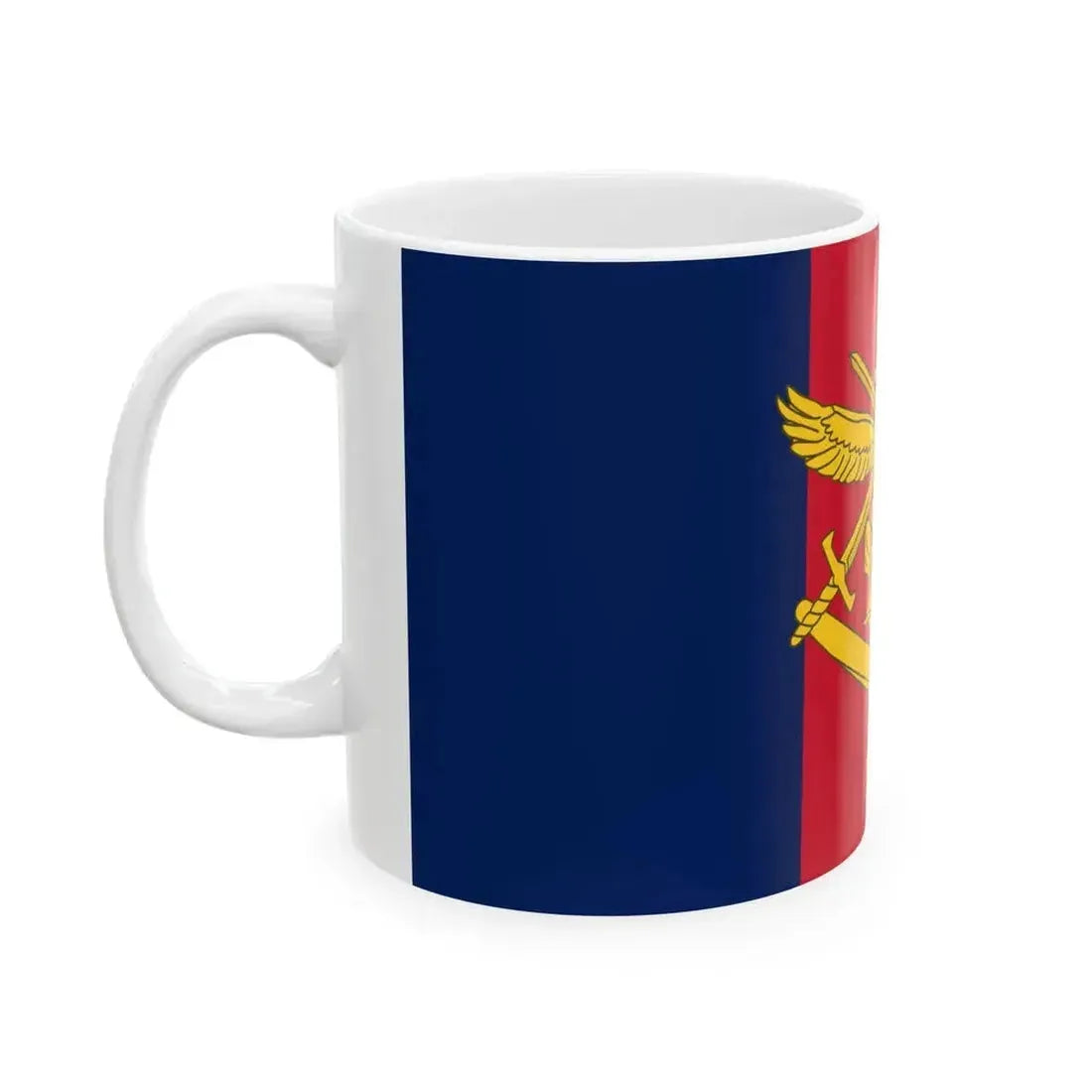 Flag of Joint Commander 1 Star AUS (Australia) White Coffee Mug - Go Mug Yourself