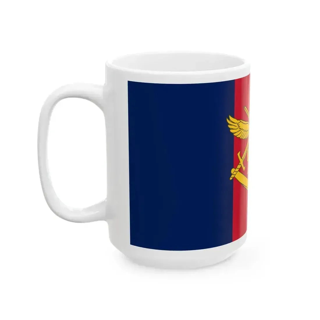 Flag of Joint Commander 1 Star AUS (Australia) White Coffee Mug - Go Mug Yourself
