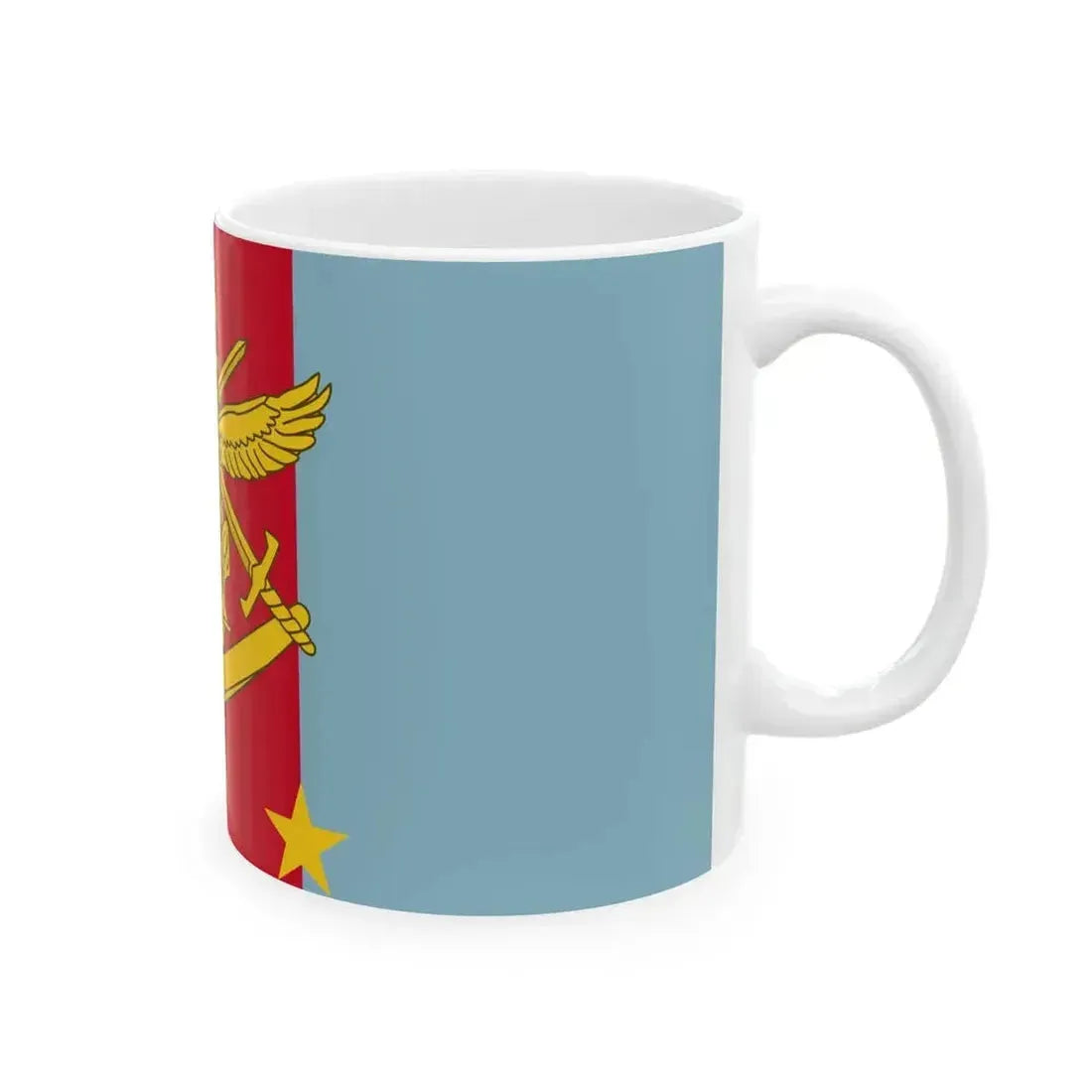 Flag of Joint Commander 2 Star AUS (Australia) White Coffee Mug - Go Mug Yourself