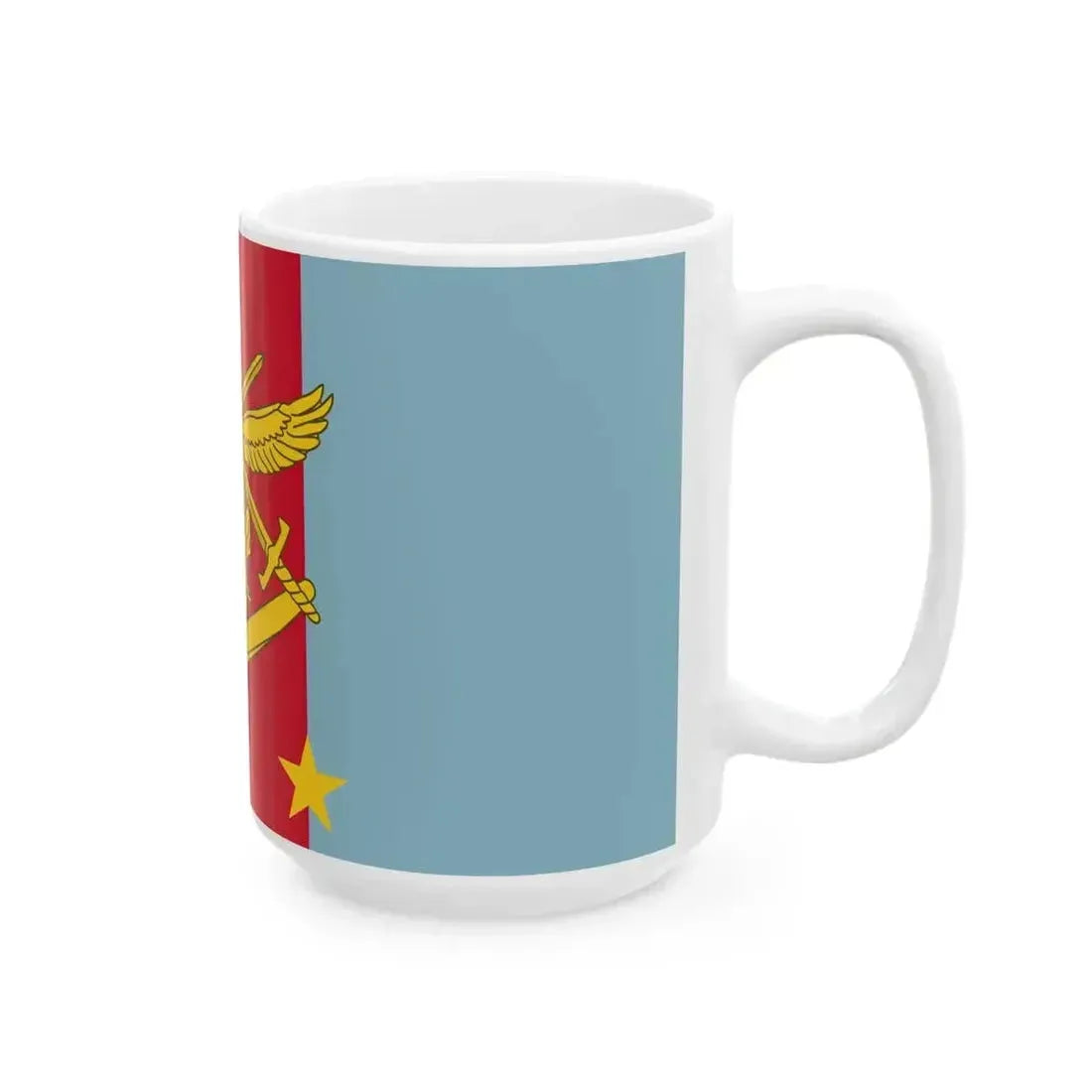 Flag of Joint Commander 2 Star AUS (Australia) White Coffee Mug - Go Mug Yourself