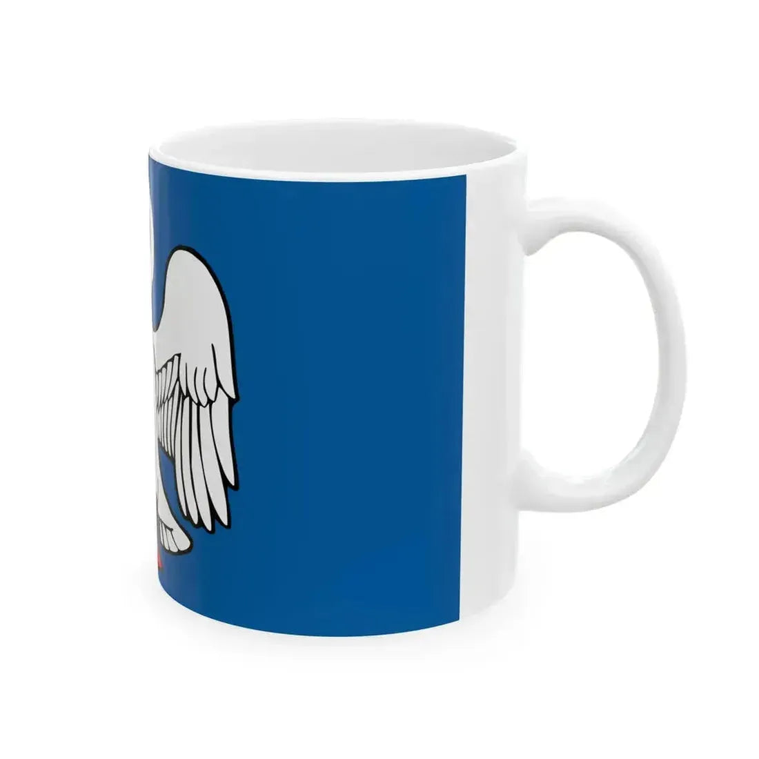 Flag of Jonava Lithuania (Lithuania) White Coffee Mug - Go Mug Yourself