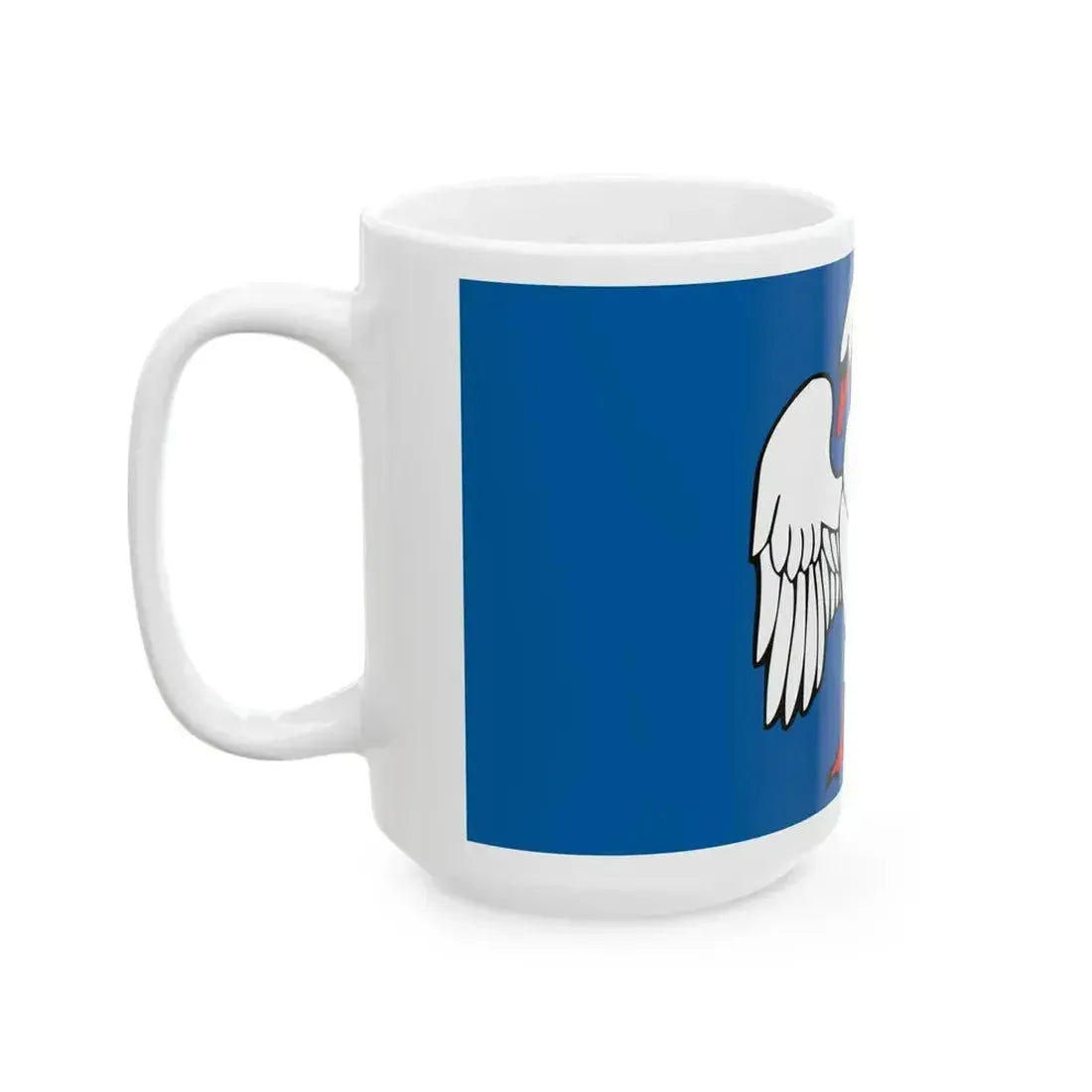 Flag of Jonava Lithuania (Lithuania) White Coffee Mug - Go Mug Yourself