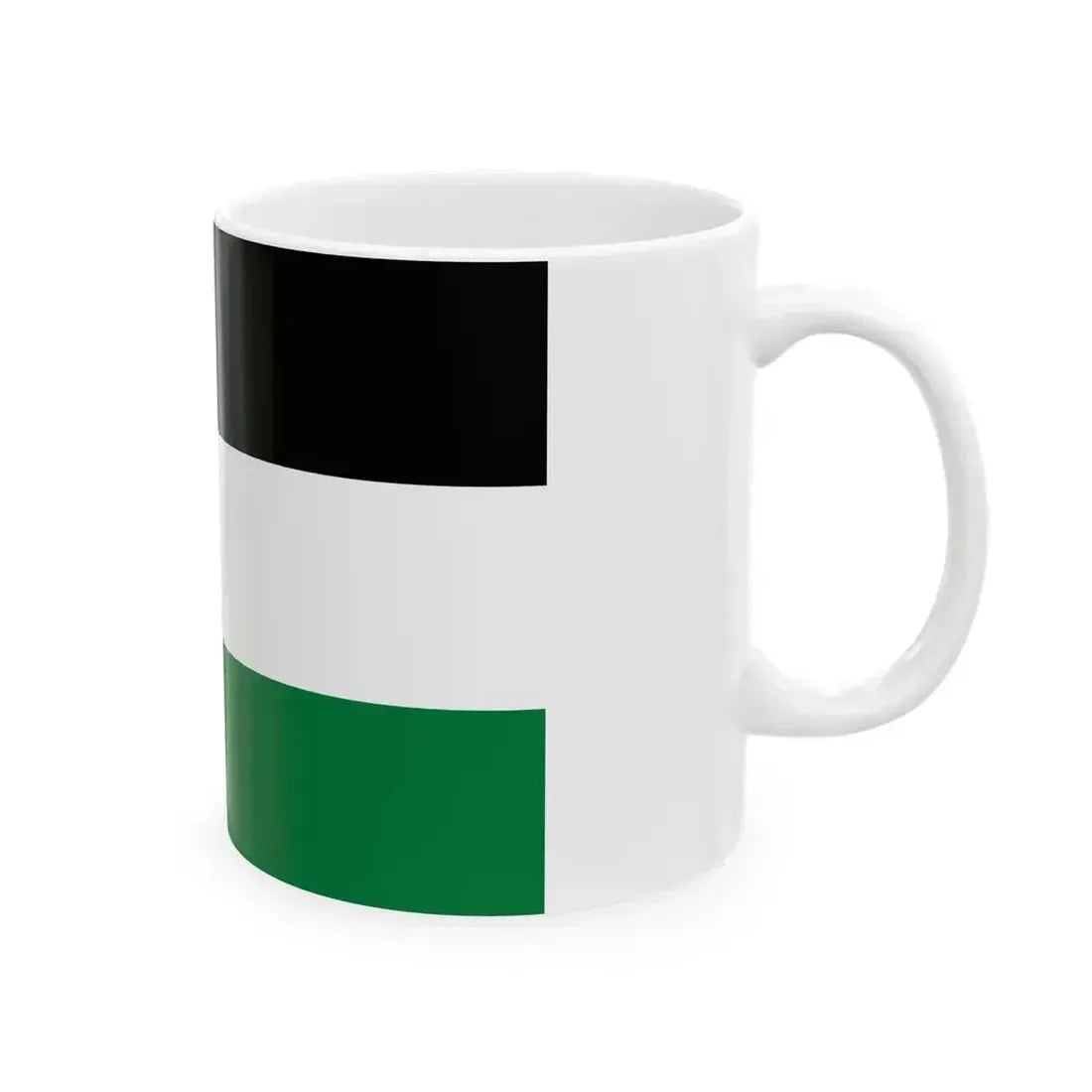 Flag of Jordan 3-2 (Jordan) White Coffee Mug - Go Mug Yourself