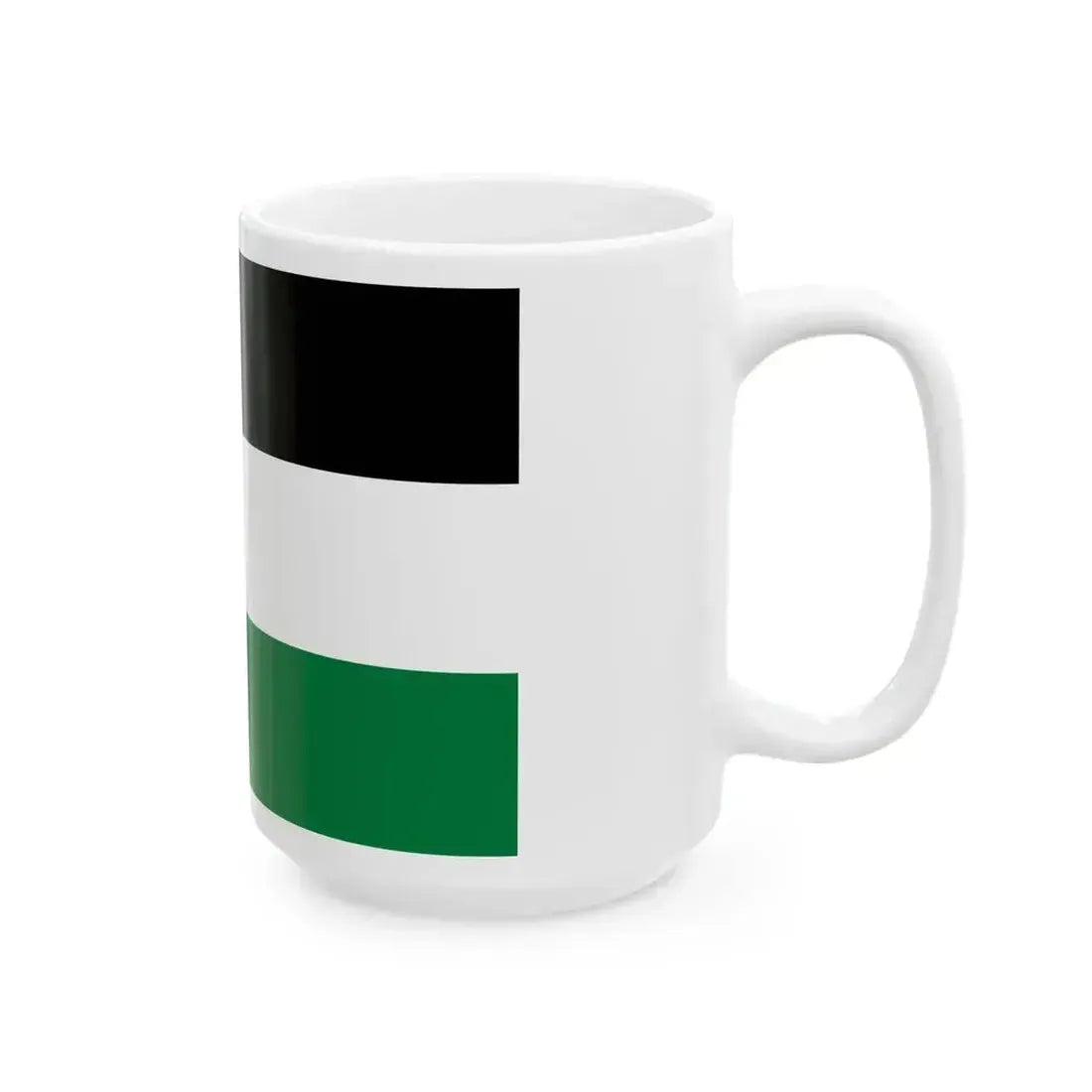 Flag of Jordan 3-2 (Jordan) White Coffee Mug - Go Mug Yourself