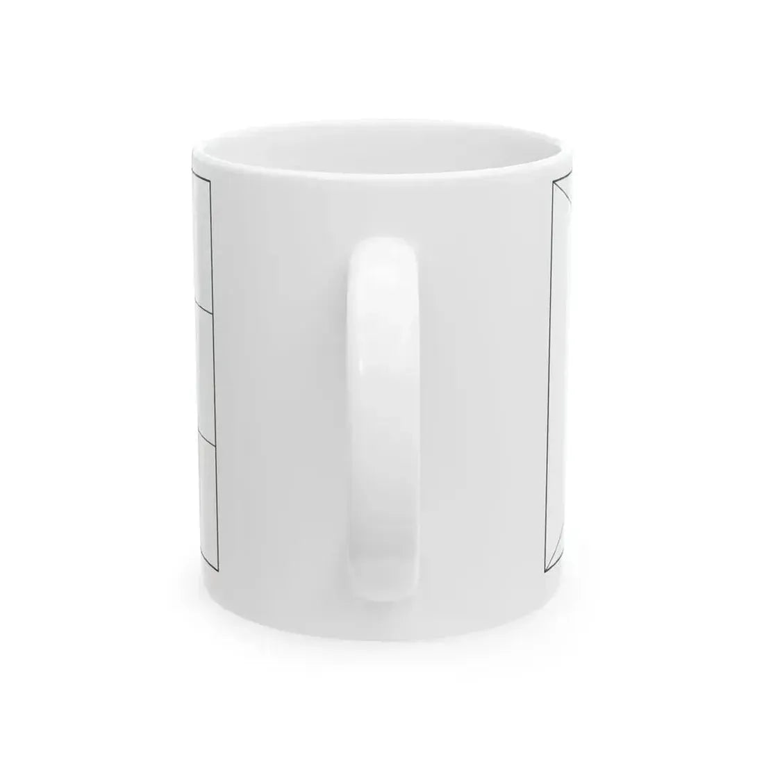 Flag of Jordan colouring page (Jordan) White Coffee Mug - Go Mug Yourself