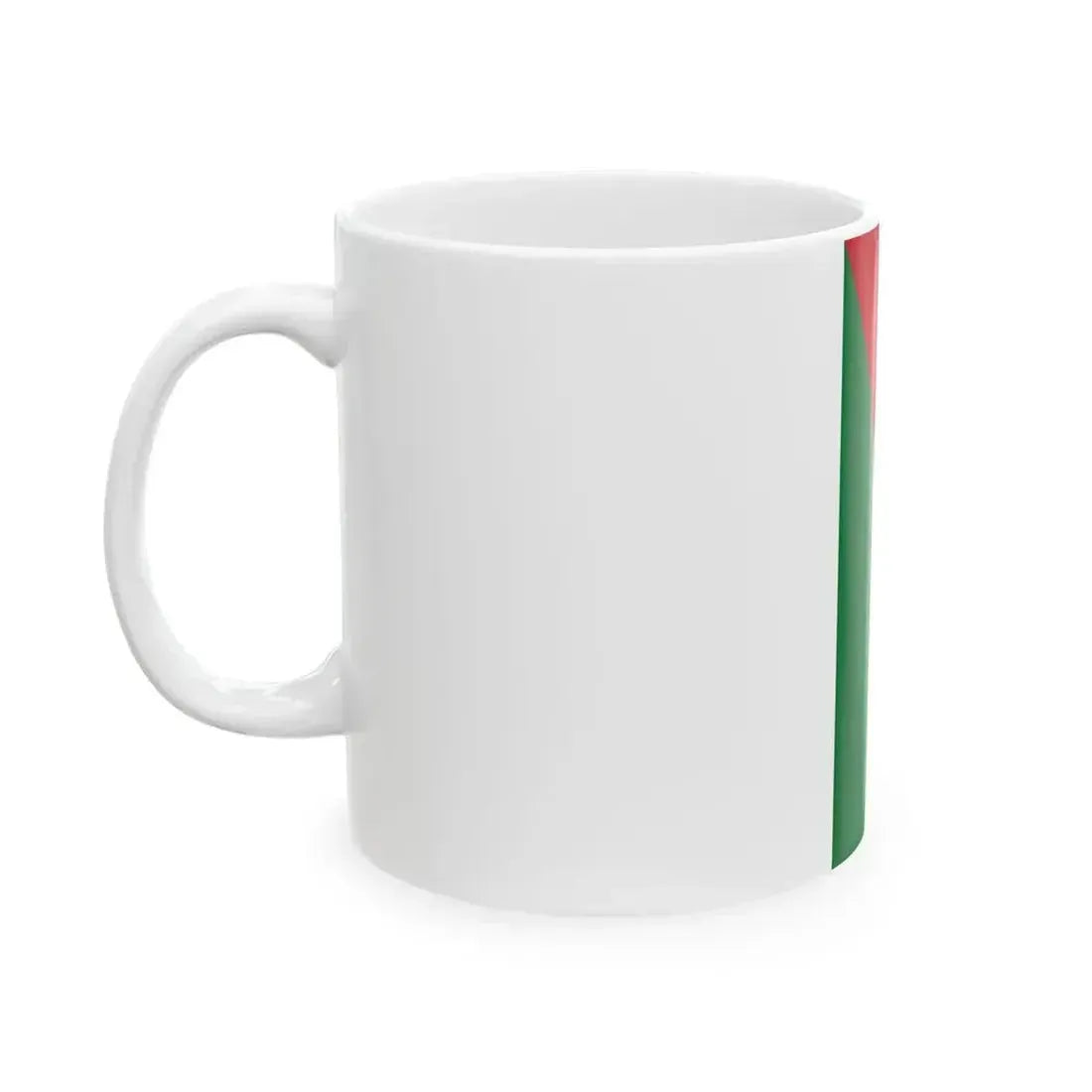 Flag of Jordan vertical (Jordan) White Coffee Mug - Go Mug Yourself