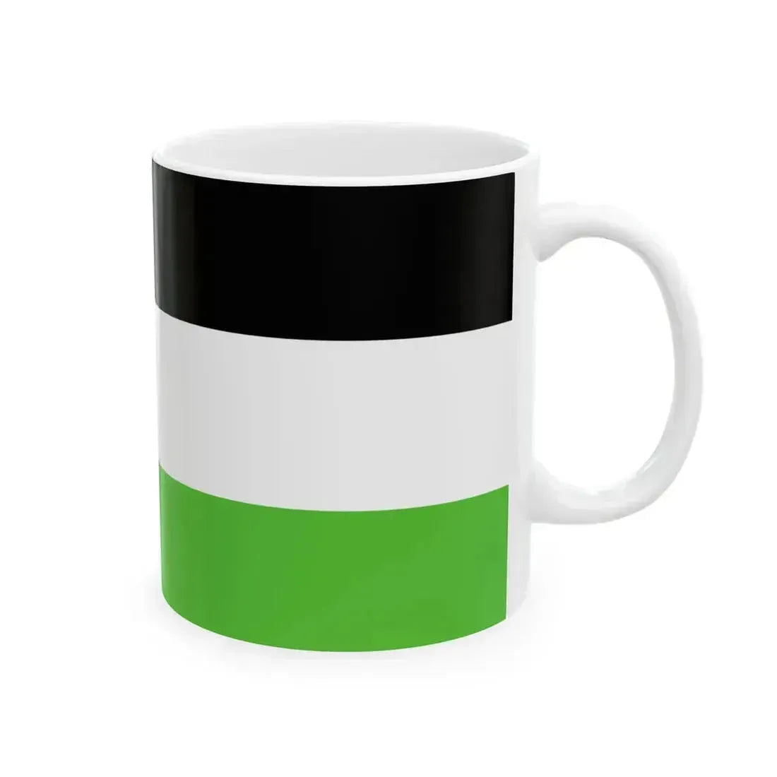 Flag of Jordan WFB 2000 (Jordan) White Coffee Mug - Go Mug Yourself