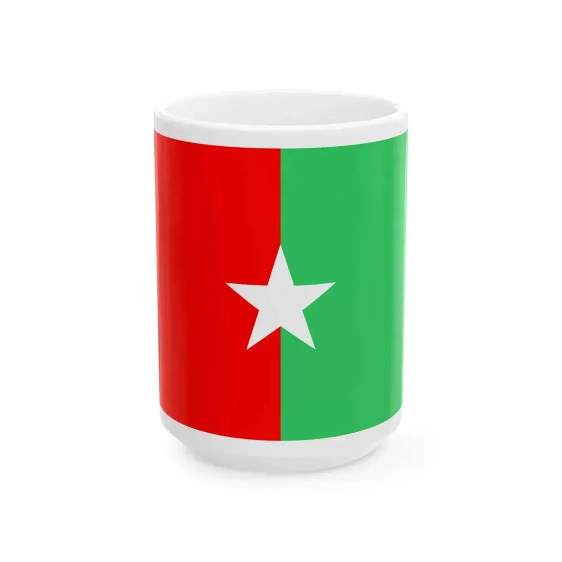 Flag of Jubaland (Mali) White Coffee Mug 15oz - Go Mug Yourself