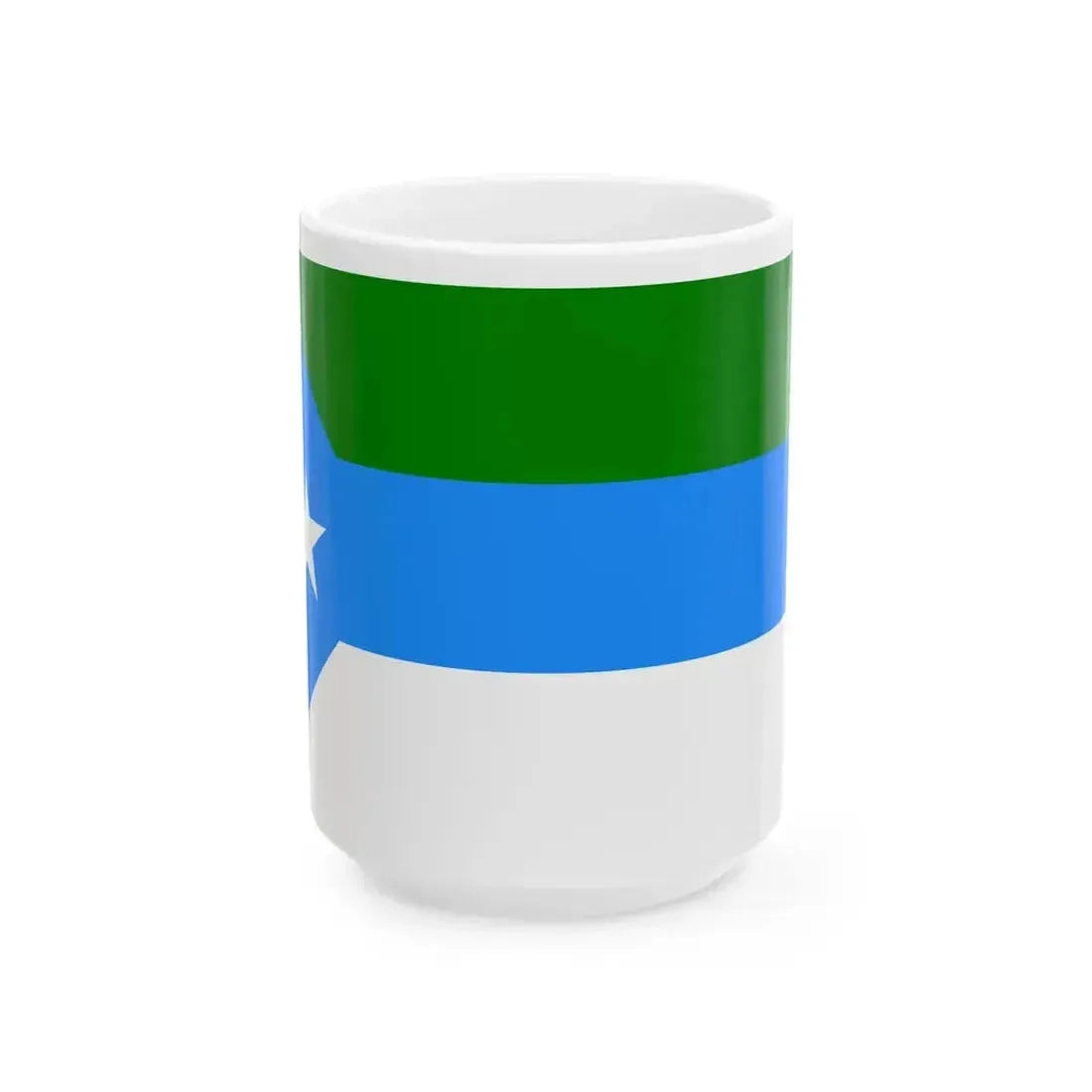 Flag of Jubaland Somalia (Mali) White Coffee Mug 15oz - Go Mug Yourself