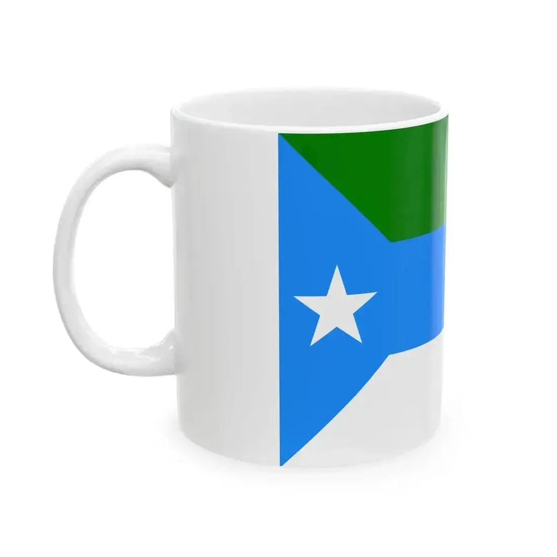 Flag of Jubaland Somalia (Mali) White Coffee Mug - Go Mug Yourself