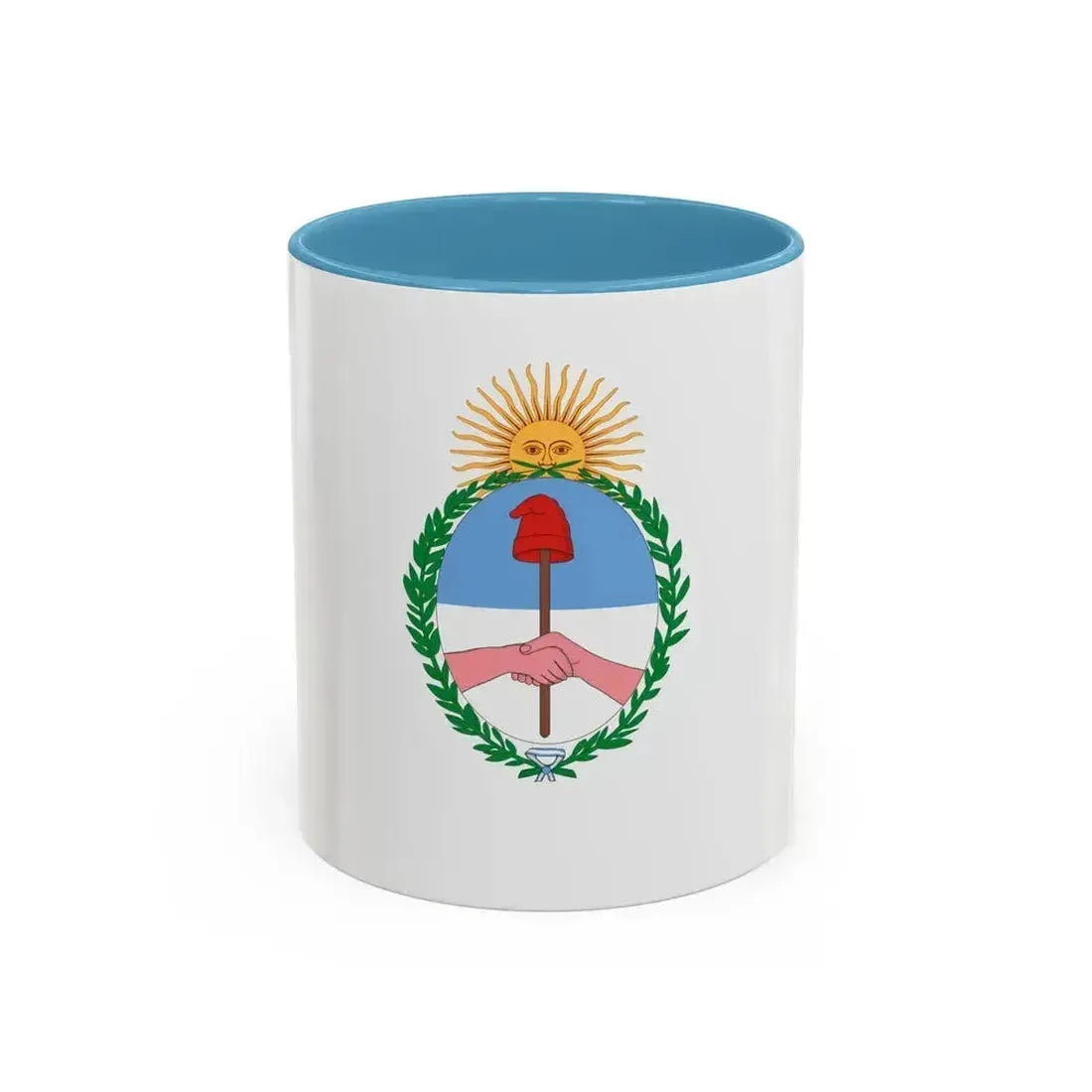 Flag of Jujuy Province Argentina - Accent Coffee Mug 11oz Light Blue - Go Mug Yourself