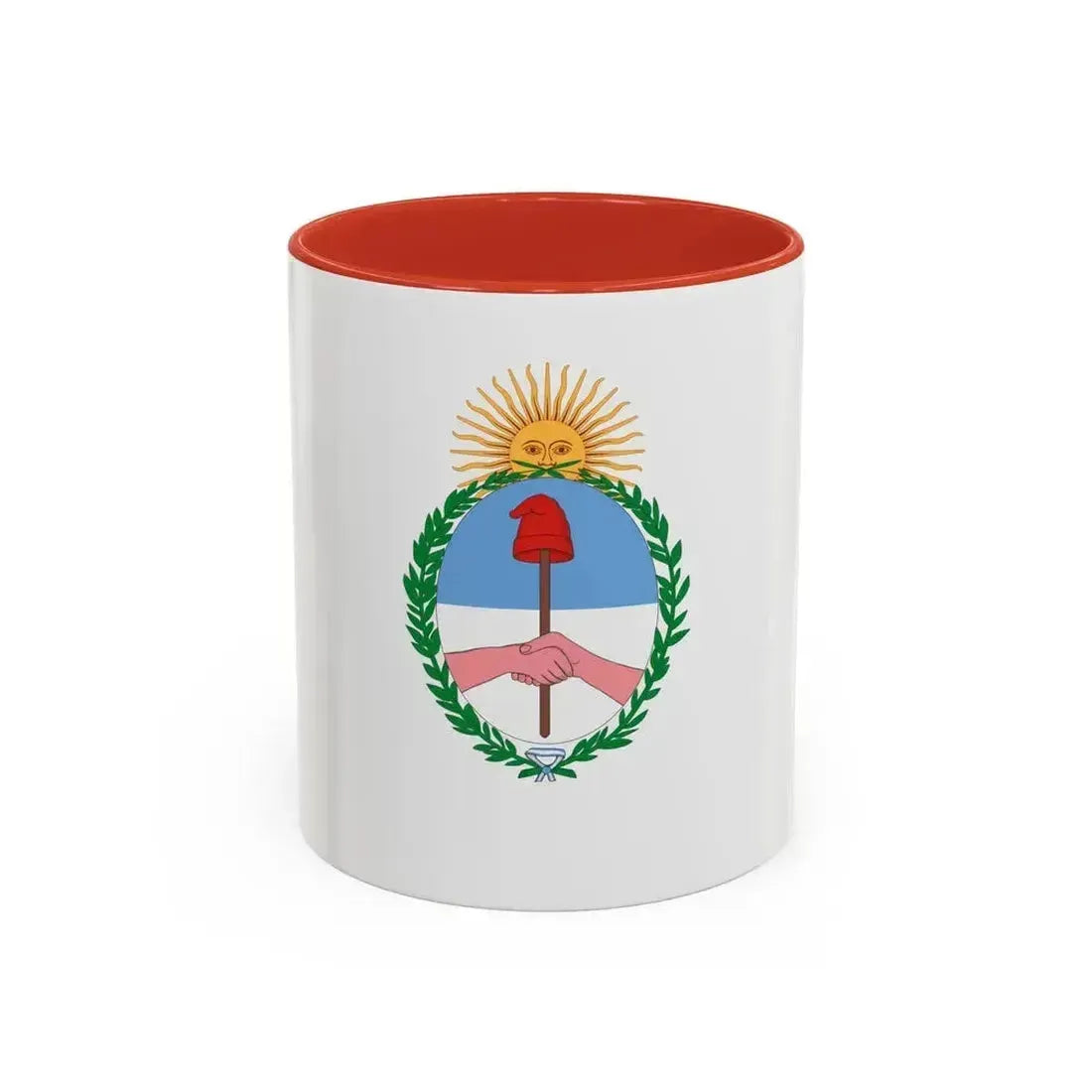 Flag of Jujuy Province Argentina - Accent Coffee Mug 11oz Red - Go Mug Yourself
