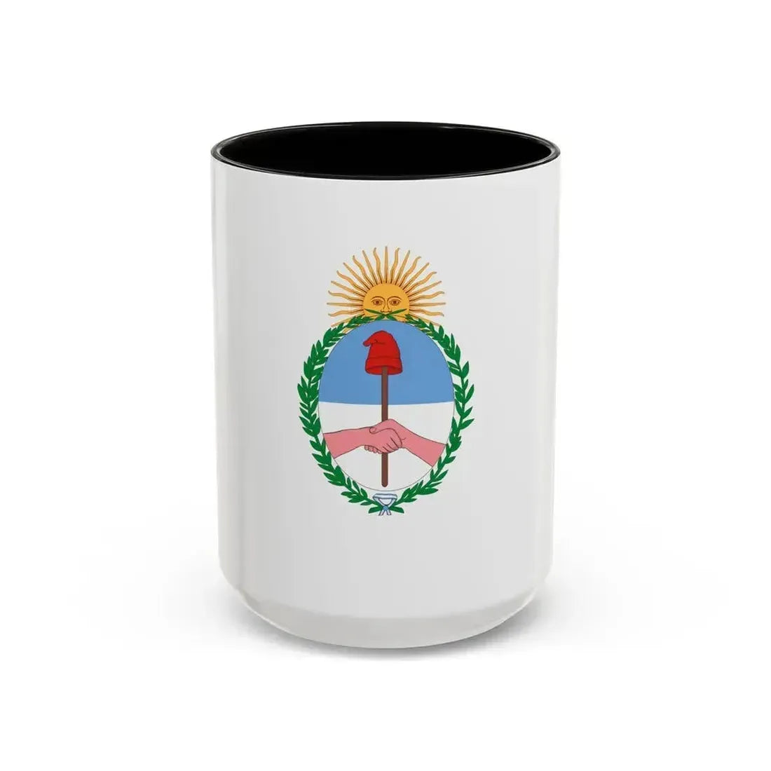 Flag of Jujuy Province Argentina - Accent Coffee Mug 15oz Black - Go Mug Yourself