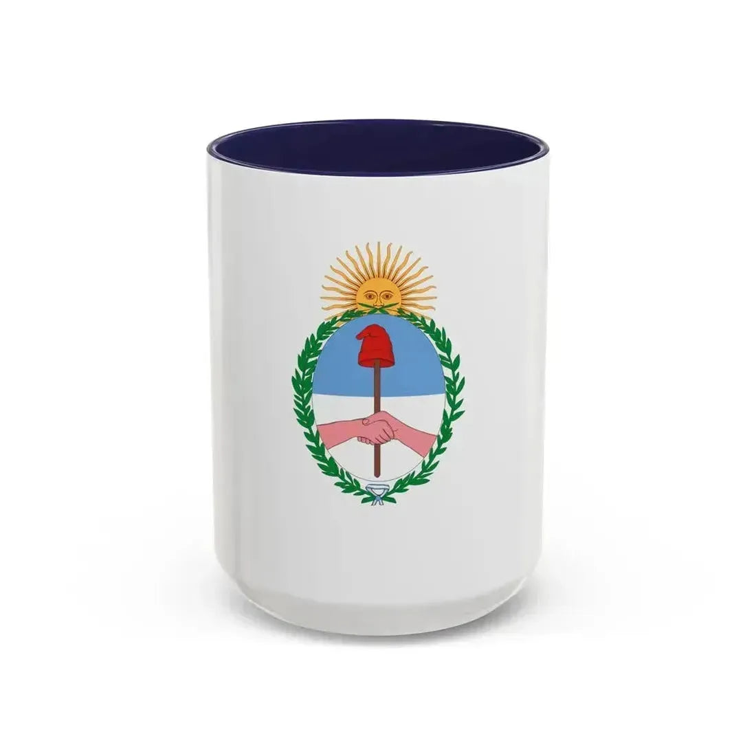 Flag of Jujuy Province Argentina - Accent Coffee Mug 15oz Navy - Go Mug Yourself
