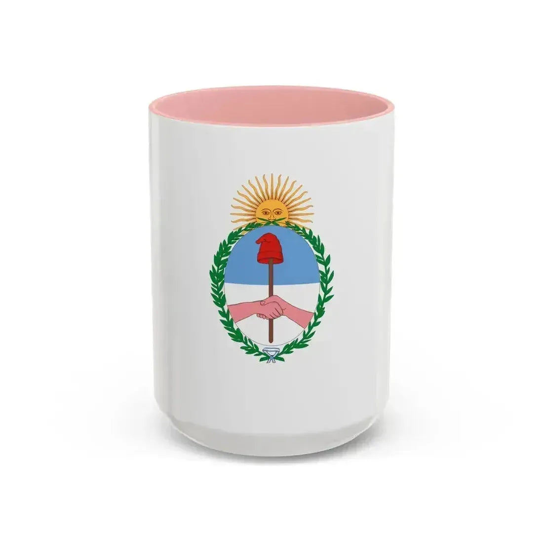 Flag of Jujuy Province Argentina - Accent Coffee Mug 15oz Pink - Go Mug Yourself